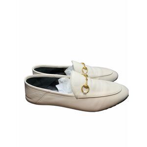 Gucci Cream Jordan Loafers- size 40